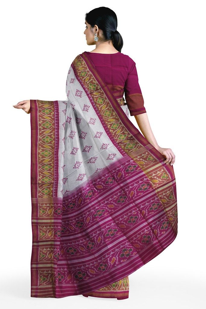 Handloom Single Ikat Silk Patola Saree