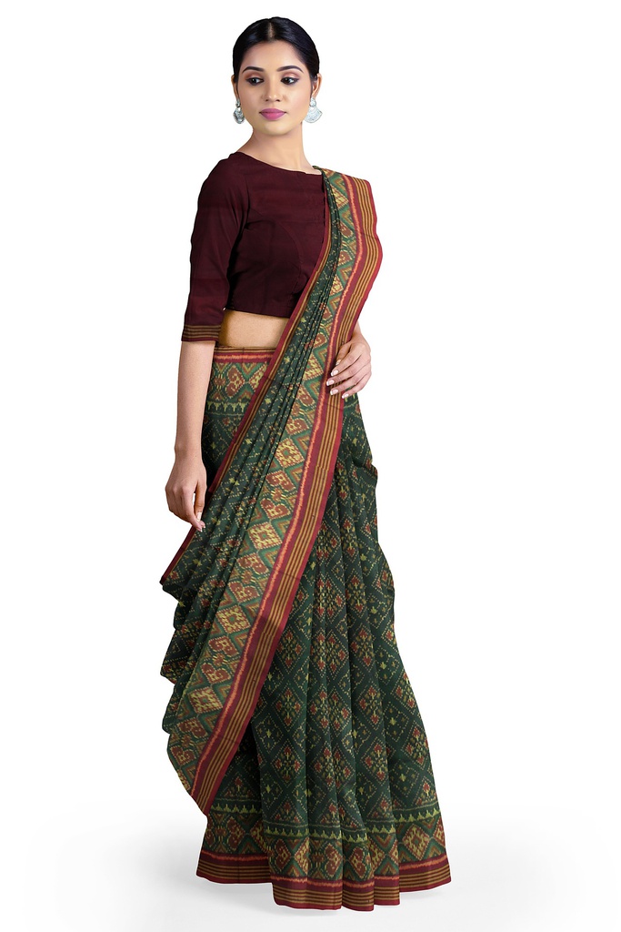 Handloom Single Ikat Silk Patola Saree
