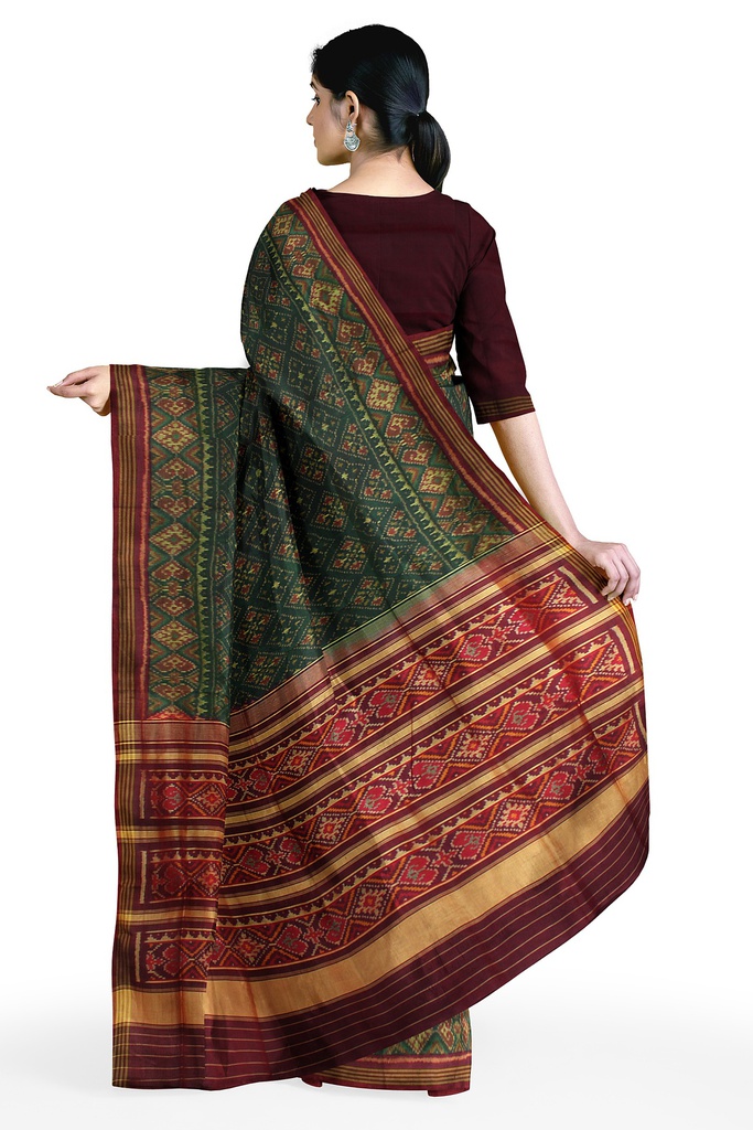 Handloom Single Ikat Silk Patola Saree
