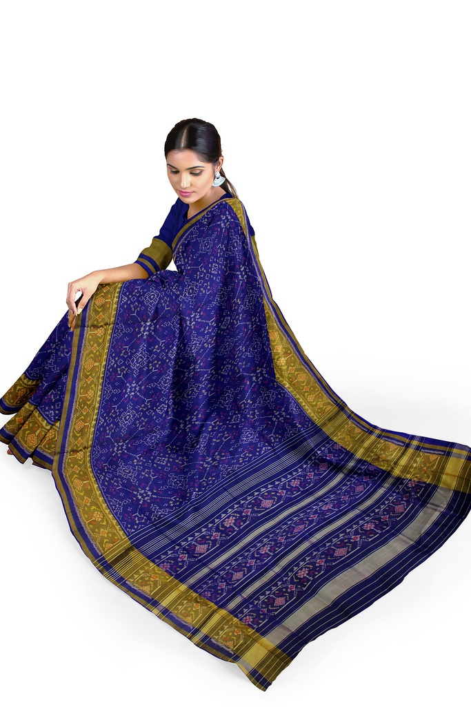 Handloom Single Ikat Silk Patola Saree
