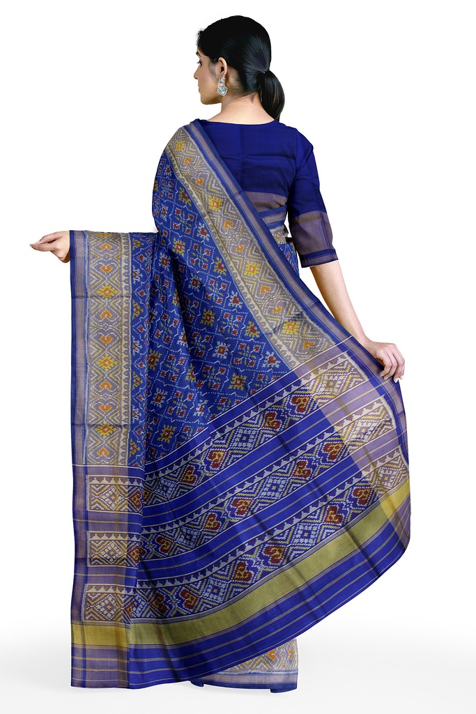 Handloom Single Ikat Silk Patola Saree