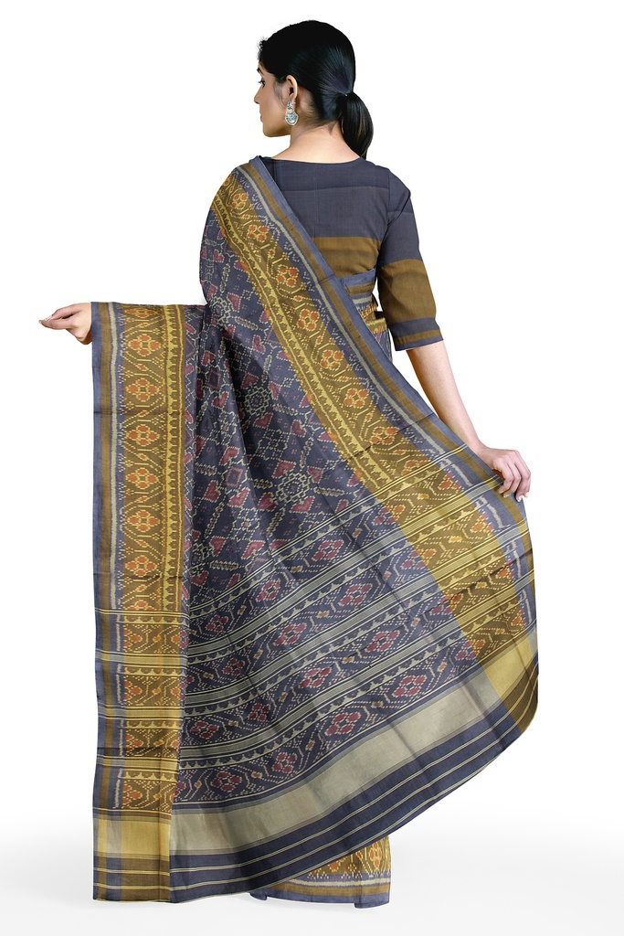 Handloom Single Ikat Silk Patola Saree