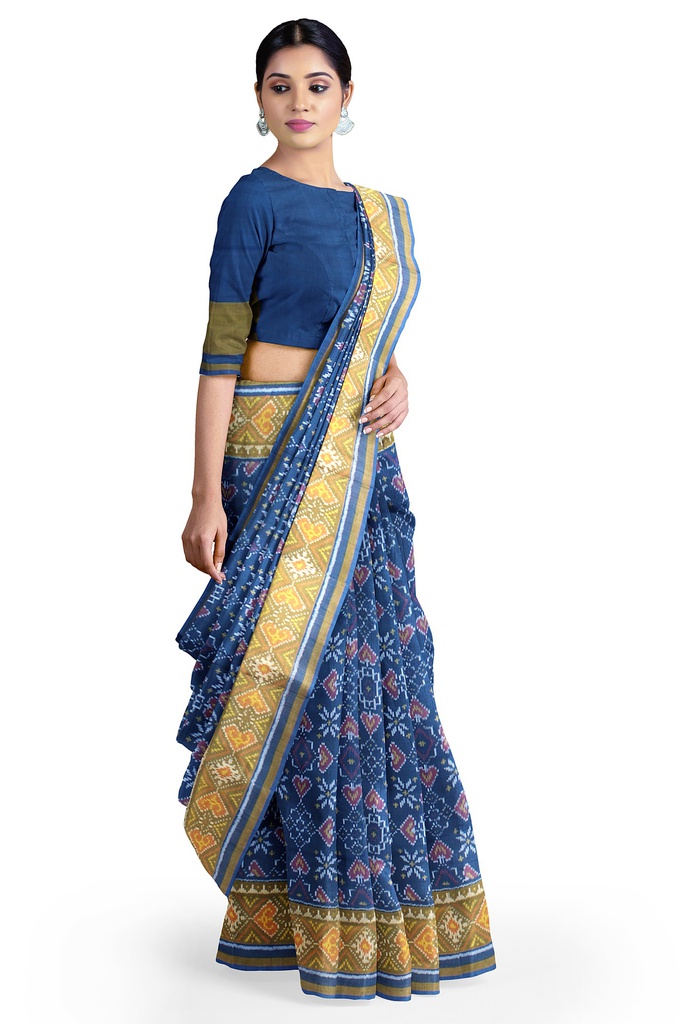Handloom Single Ikat Silk Patola Saree