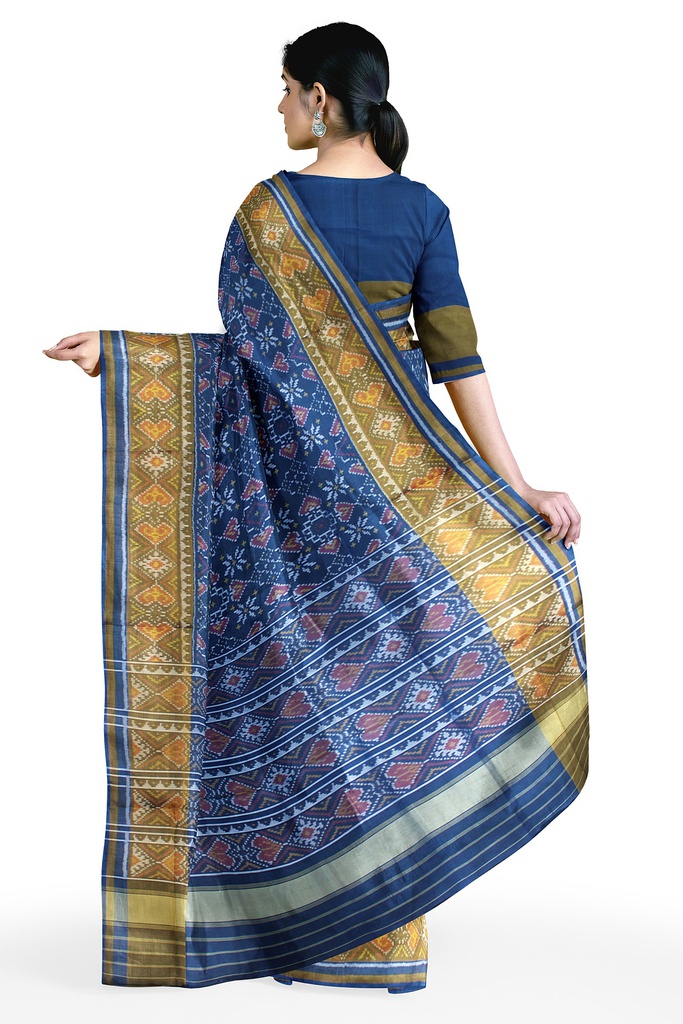 Handloom Single Ikat Silk Patola Saree