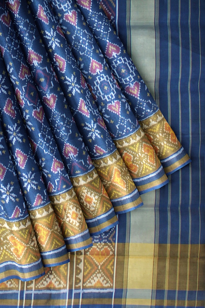 Handloom Single Ikat Silk Patola Saree