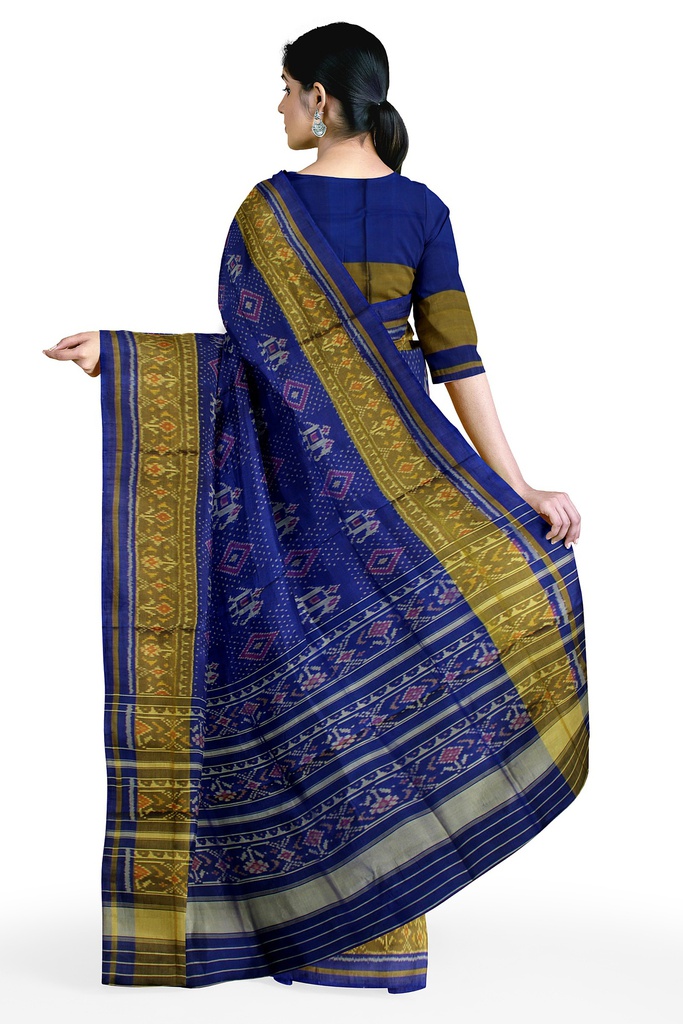 Handloom Single Ikat Silk Patola Saree
