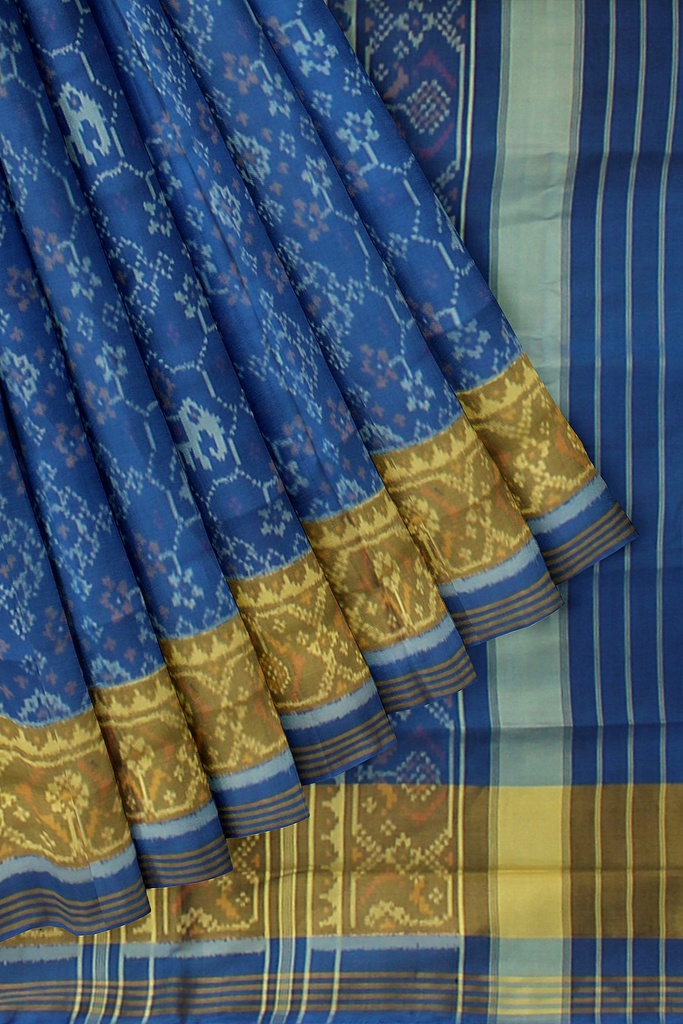 Handloom Single Ikat Silk Patola Saree