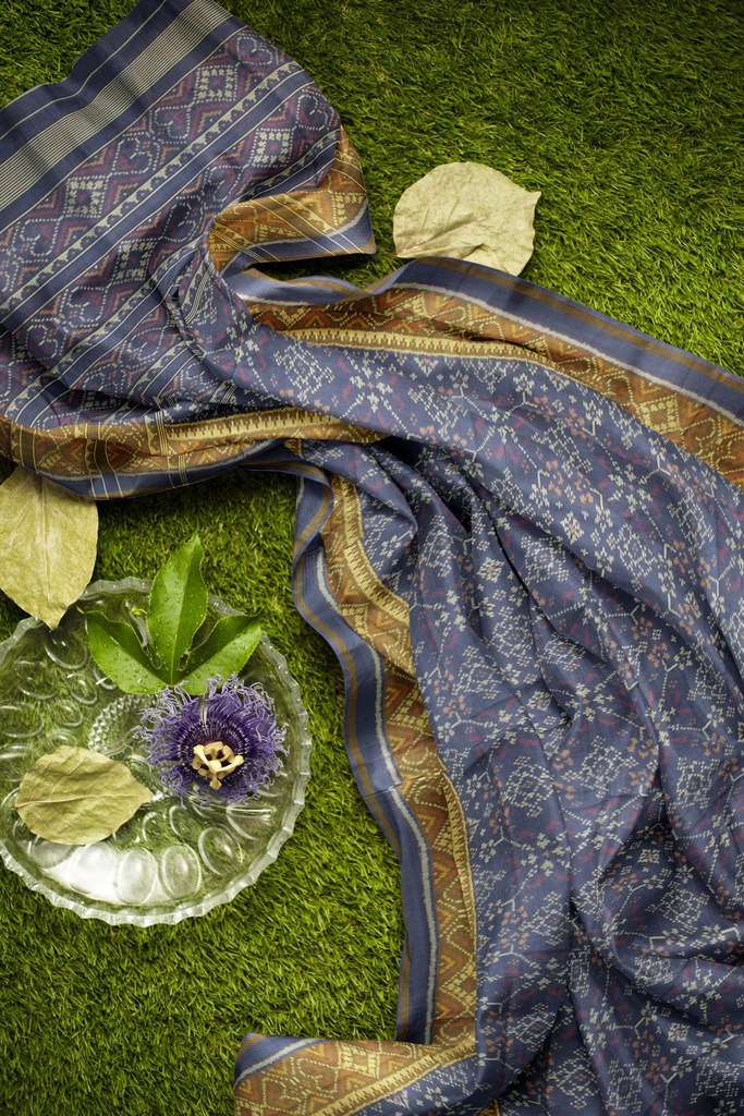 Handloom Single Ikat Silk Patola Saree