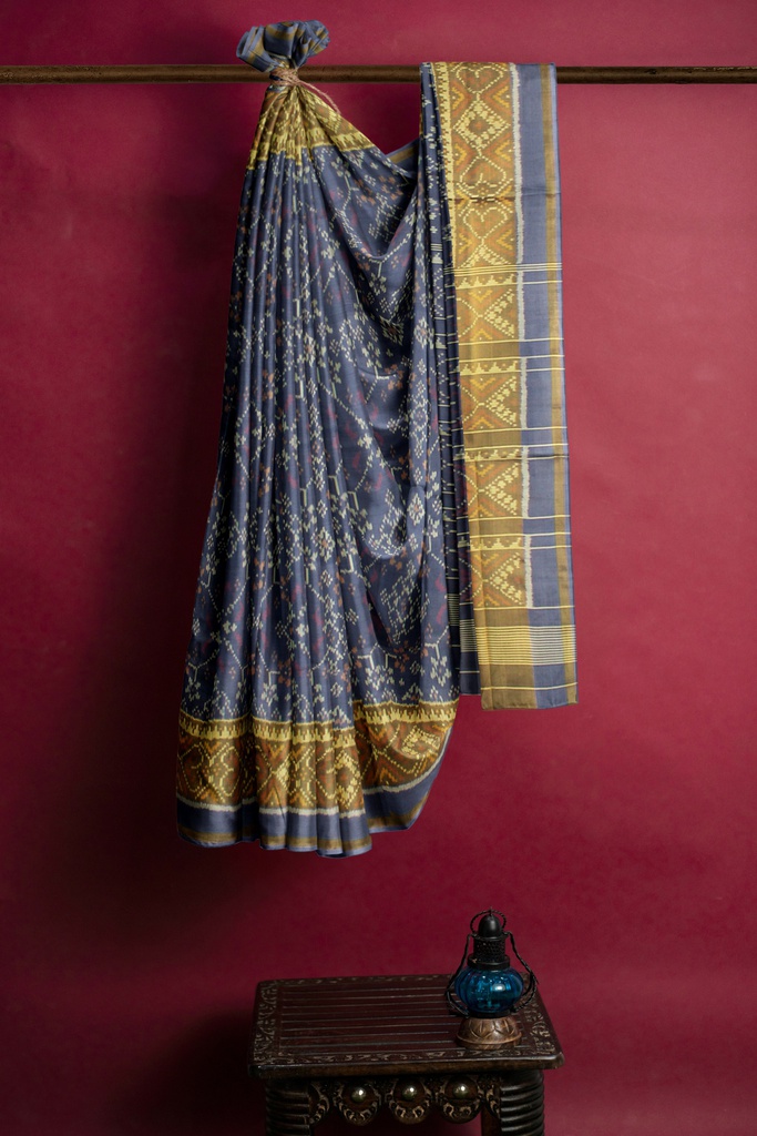 Handloom Single Ikat Silk Patola Saree