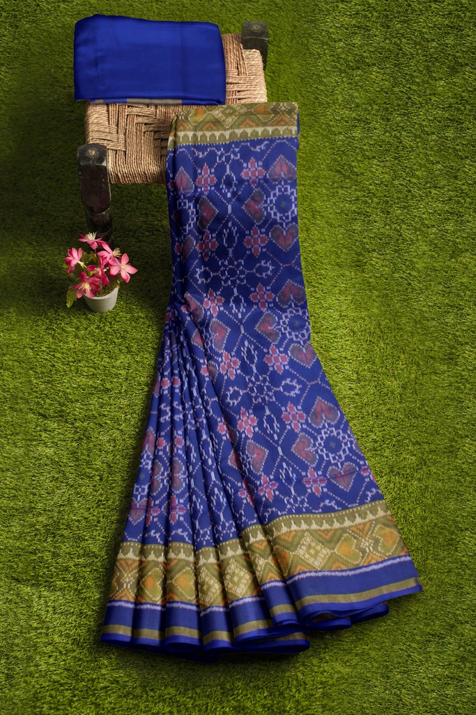Handloom Single Ikat Silk Patola Saree