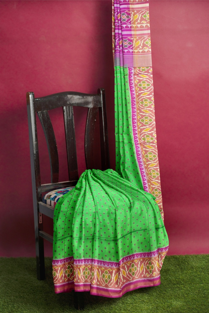Handloom Single Ikat Silk Patola Saree