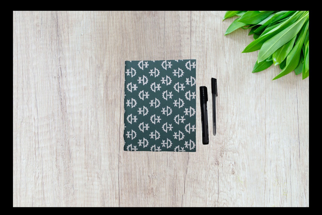 Handmade Diary with Ajrakh Print Cover