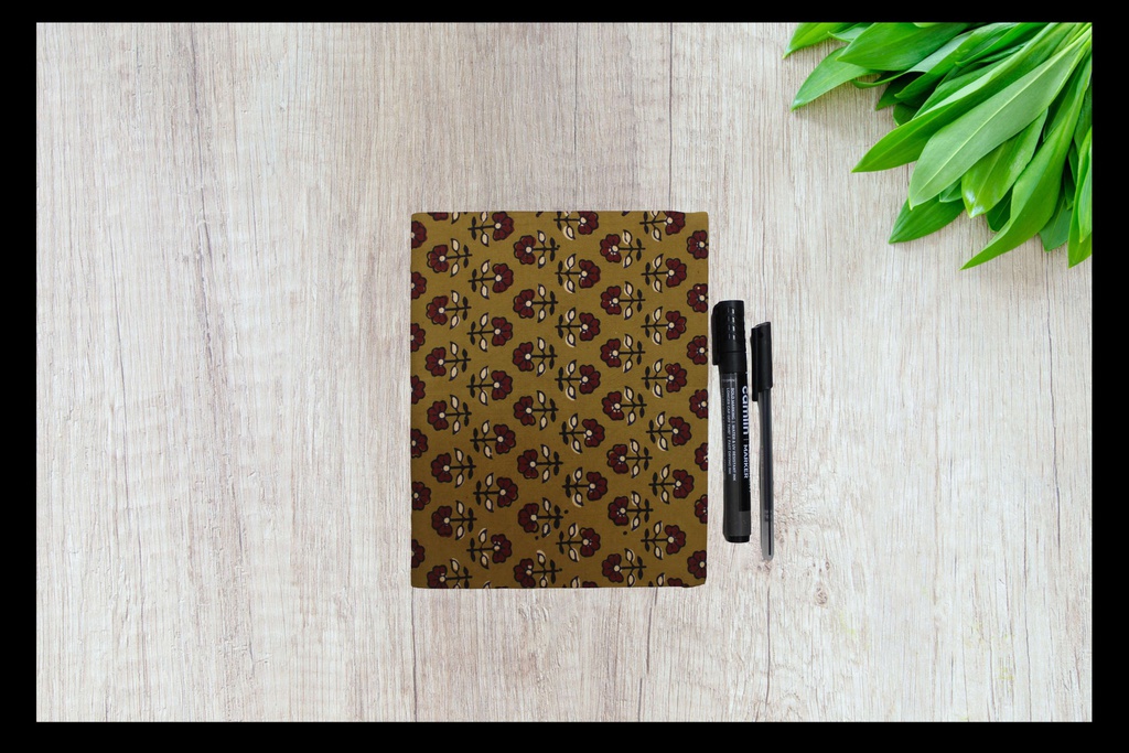 Handmade Diary with Ajrakh Print Cover