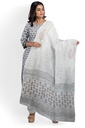 Hand Block Print Cotton Dress Material / Salwar Suit