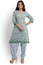 Hand Block Print Cotton Dress Material / Salwar Suit