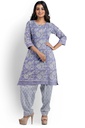 Hand Block Print Cotton Dress Material / Salwar Suit