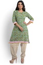 Hand Block Print Cotton Dress Material / Salwar Suit