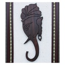 Handcrafted Ganesha Wooden Frame Wall Hanging