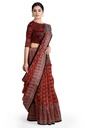 Hand Block Print Modal Silk Saree
