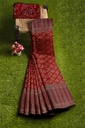 Hand Block Print Modal Silk Saree
