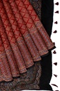 Hand Block Print Modal Silk Saree