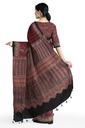 Hand Block Print Modal Silk Saree