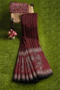 Hand Block Print Modal Silk Saree