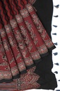 Hand Block Print Modal Silk Saree