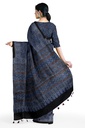 Hand Block Print Modal Silk Saree