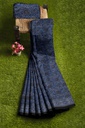 Hand Block Print Modal Silk Saree
