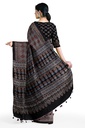 Hand Block Print Modal Silk Saree