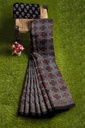 Hand Block Print Modal Silk Saree