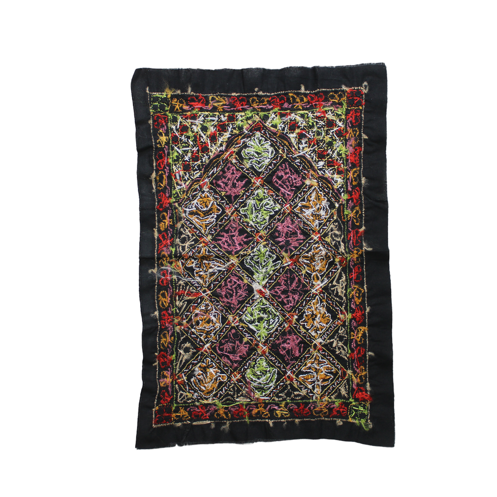 Multicolor Hand Embroidered Patch with Mirror Work