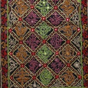 Multicolor Hand Embroidered Patch with Mirror Work