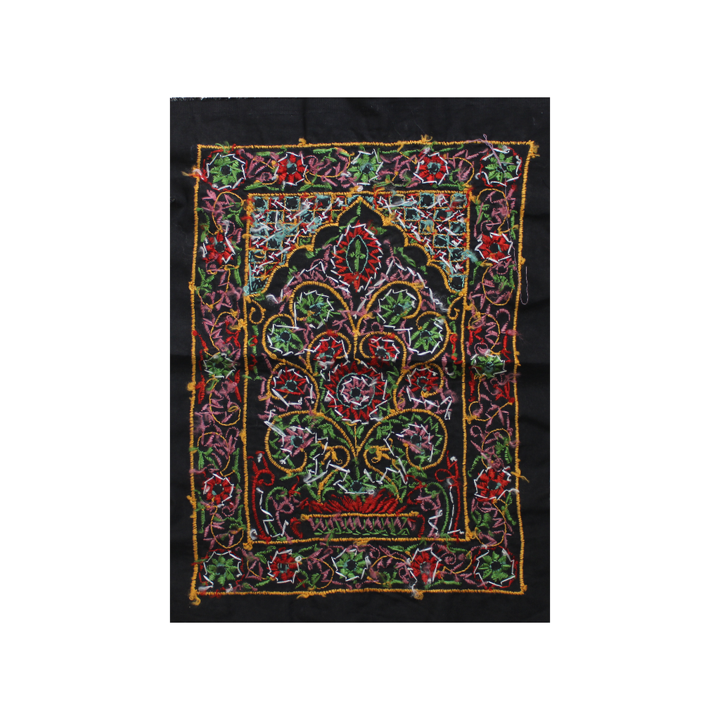 Multicolor Hand Embroidered Patch with Mirror Work