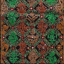 Multicolor Hand Embroidered Patch with Mirror Work
