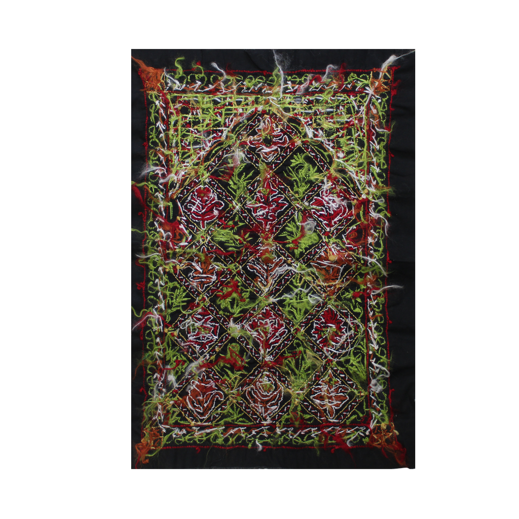 Multicolor Hand Embroidered Patch with Mirror Work