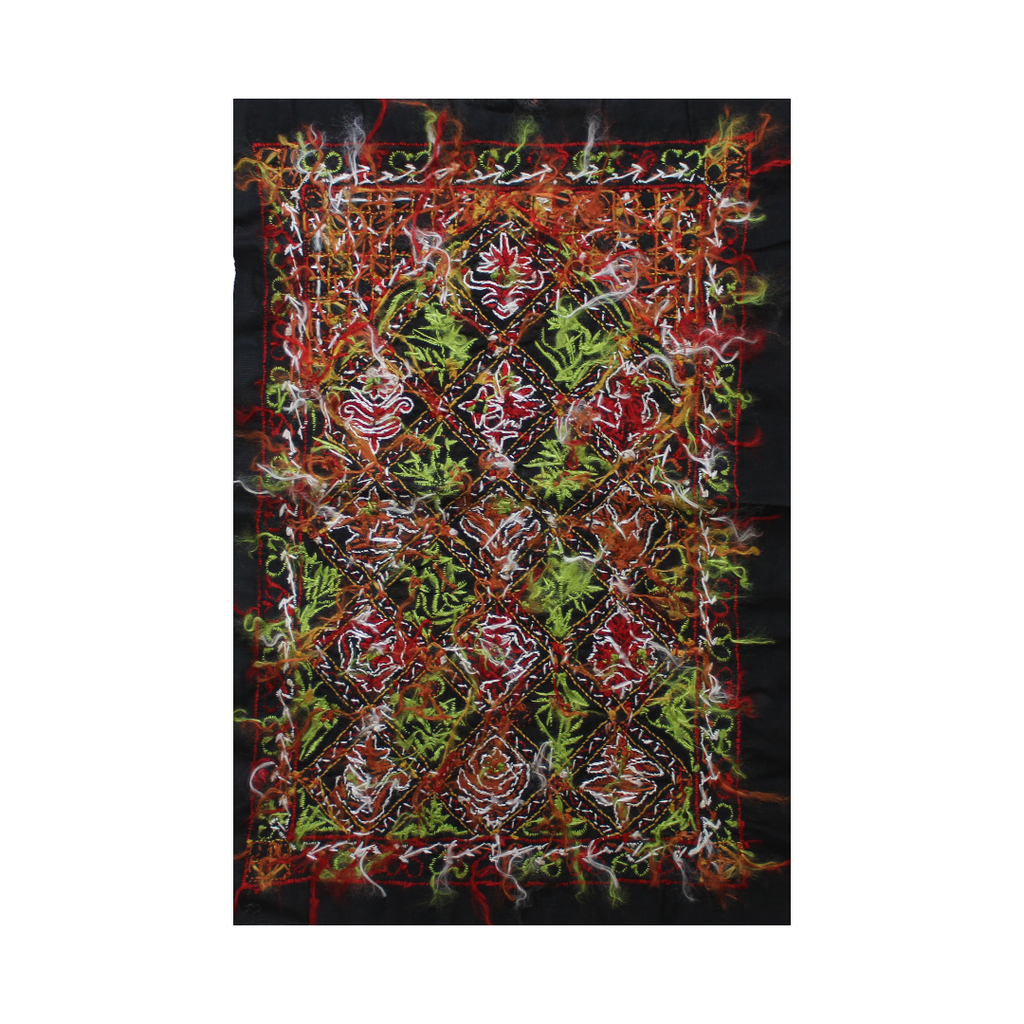 Multicolor Hand Embroidered Patch with Mirror Work
