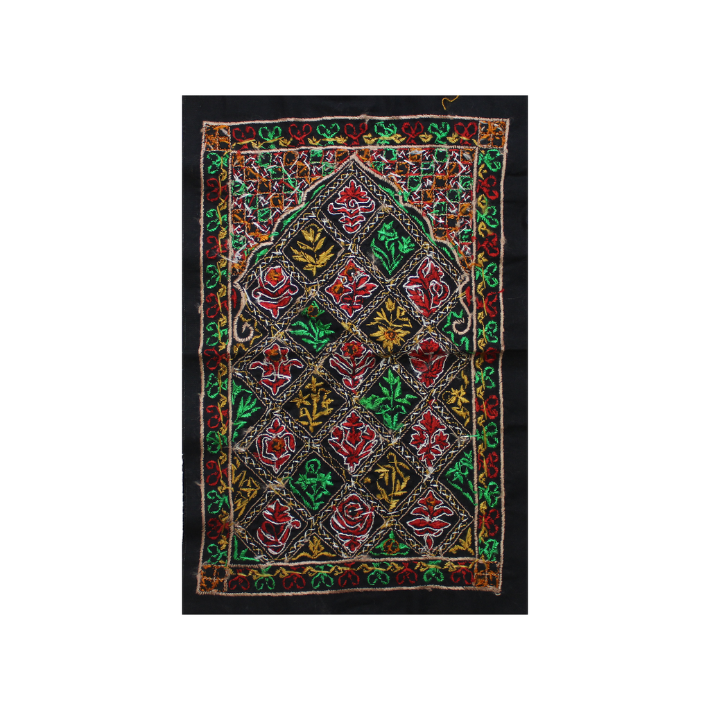 Multicolor Hand Embroidered Patch with Mirror Work