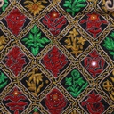 Multicolor Hand Embroidered Patch with Mirror Work