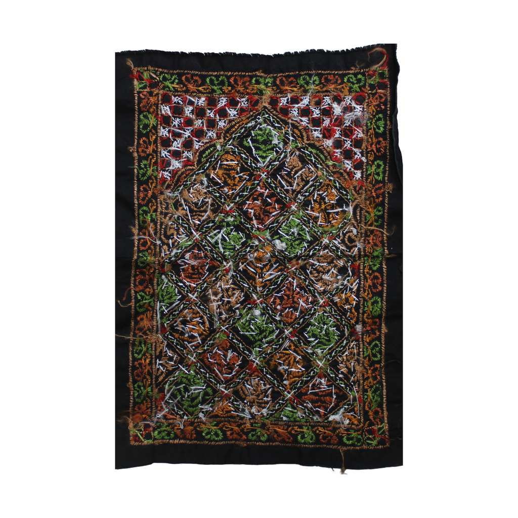 Multicolor Hand Embroidered Patch with Mirror Work