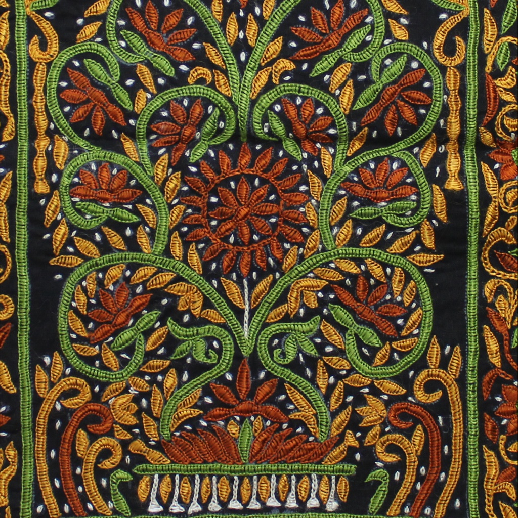 Multicolor Hand Embroidered Patch with Mirror Work