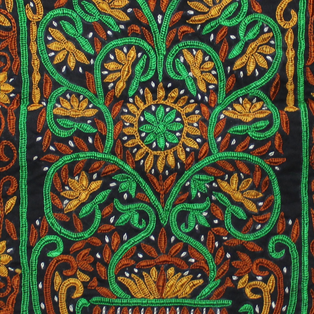 Multicolor Hand Embroidered Patch with Mirror Work