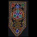 Multicolor Hand Embroidered Patch with Mirror Work