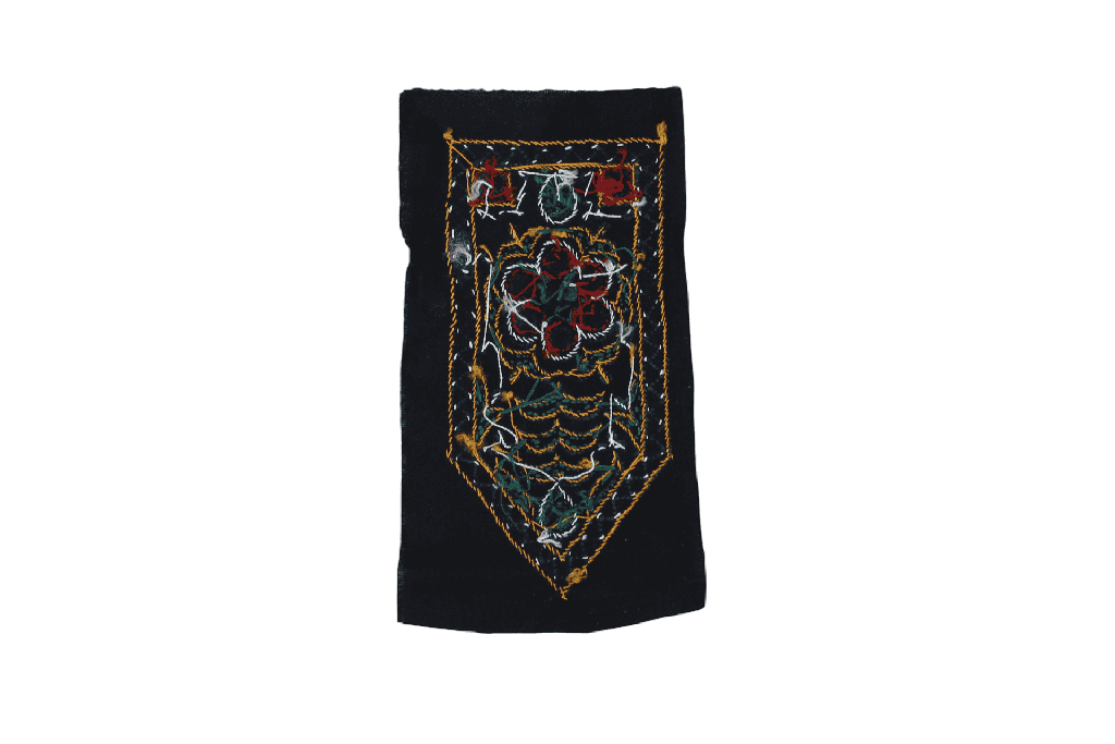 Multicolor Hand Embroidered Patch with Mirror Work