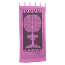 Hand Stitched Cotton Applique Work Curtain
