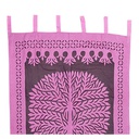 Hand Stitched Cotton Applique Work Curtain