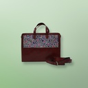 Handcrafted Hand Embroidery Leather Laptop Bag / Office Bag