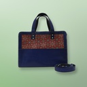 Handcrafted Hand Embroidery Leather Laptop Bag / Office Bag