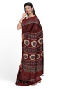 Hand Block Print Modal Silk Saree